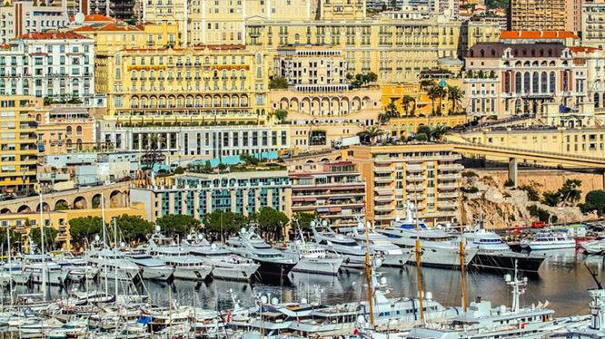 Harbour city of Monaco