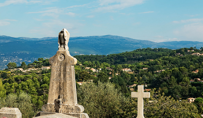 Cemetery of Mougins, French Riviera