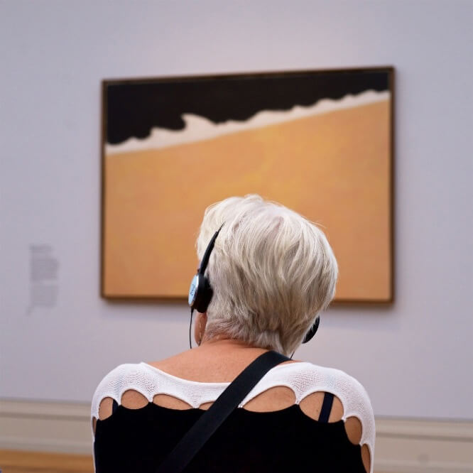 People accidentally matching artworks at museums