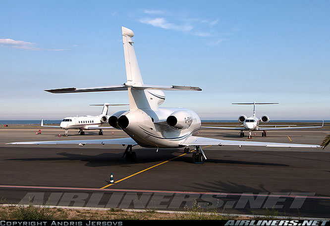 Dassault Falcon 900EX aircraft in Nice NCE