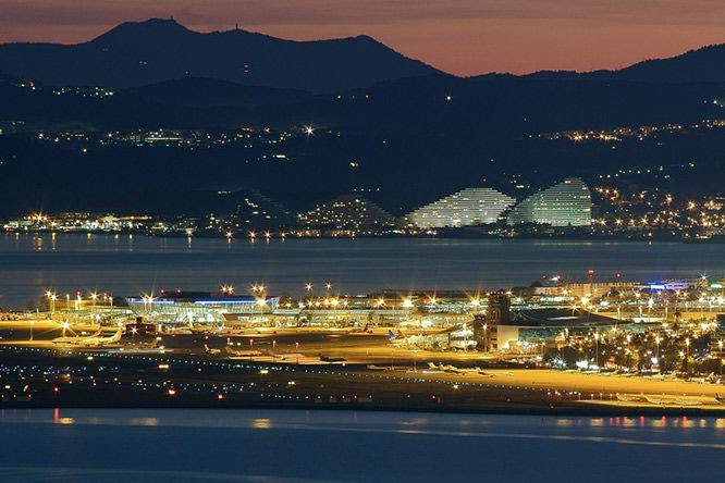 Nice airport French Riviera