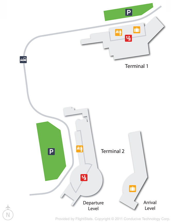 Nice Côte d'Azur Airport Map
