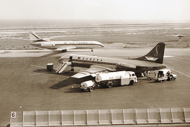 2 Caravelle at Nice Airport, September 1960