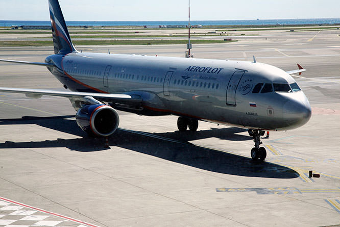 A321 Aeroflot airport