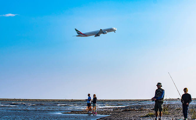 Flight taking off for Dubai