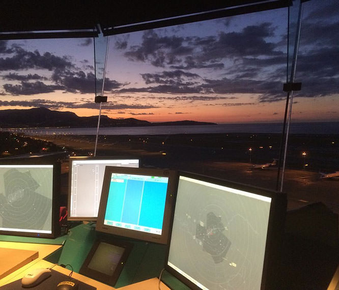 Nice air control tower