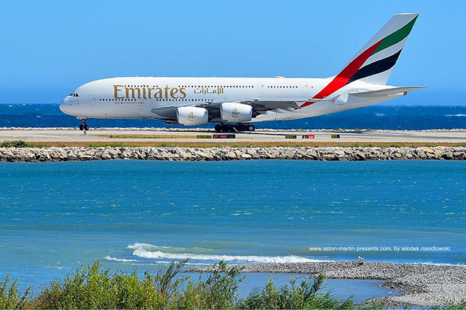 The A380 in Nice
