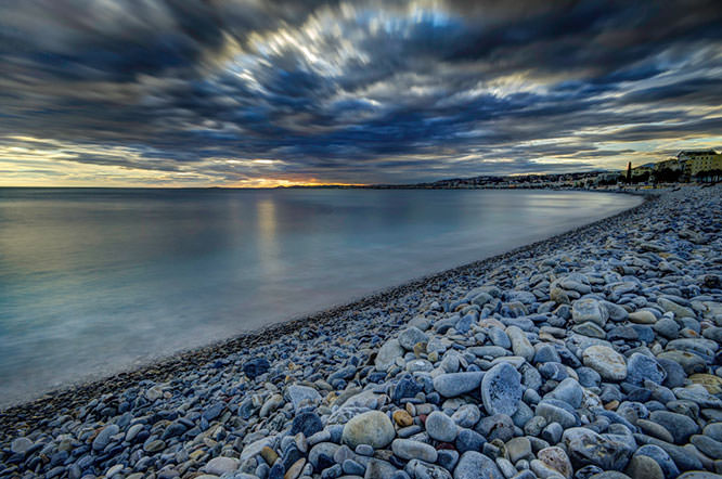 Nice beach French Riviera