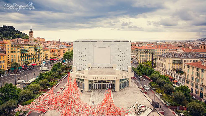 National theatre in Nice French Riviera