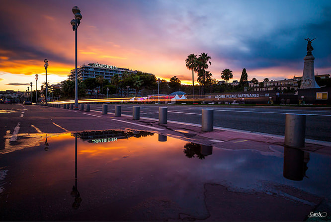 Méridien Hotel from Promenade des Anglais Nice French Riviera