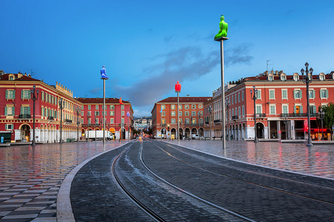 Place Masséna in Nice French Riviera