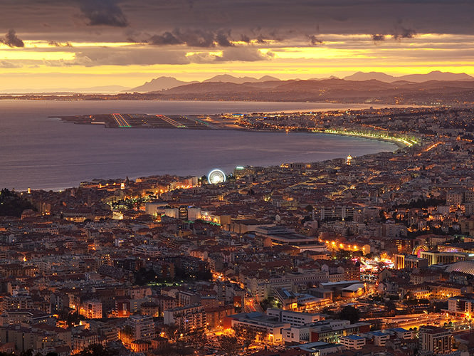 Nice at Sunset French Riviera