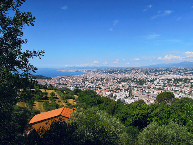 Nice from Mont Vinaigrier French Riviera