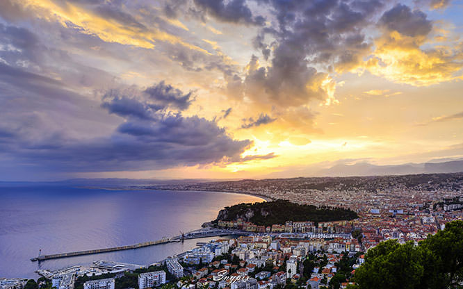 Cloudy Sunset