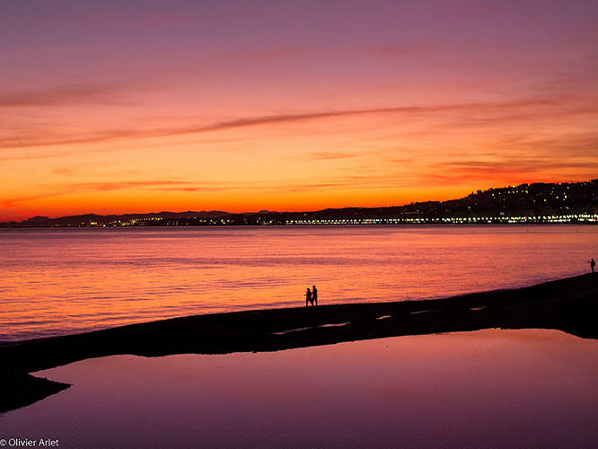 Sunset in Nice