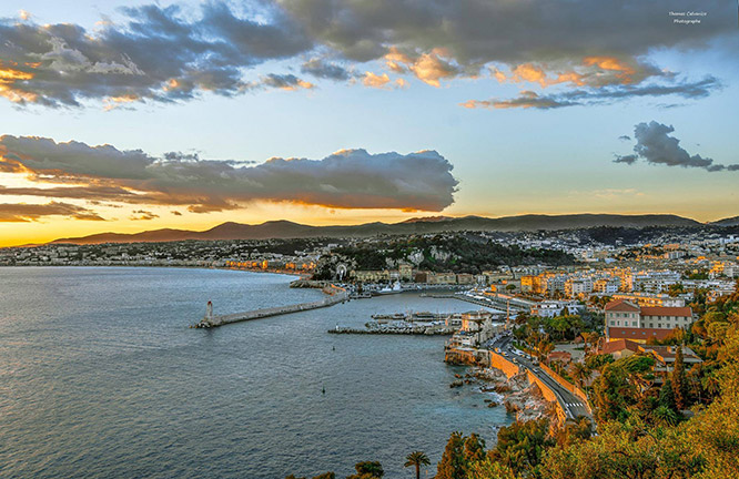 Port of Nice golden hour