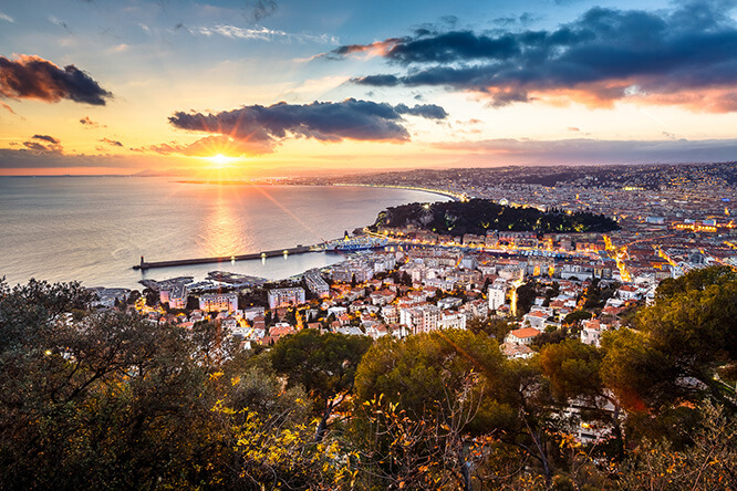 Port Lympia from Mont Boron