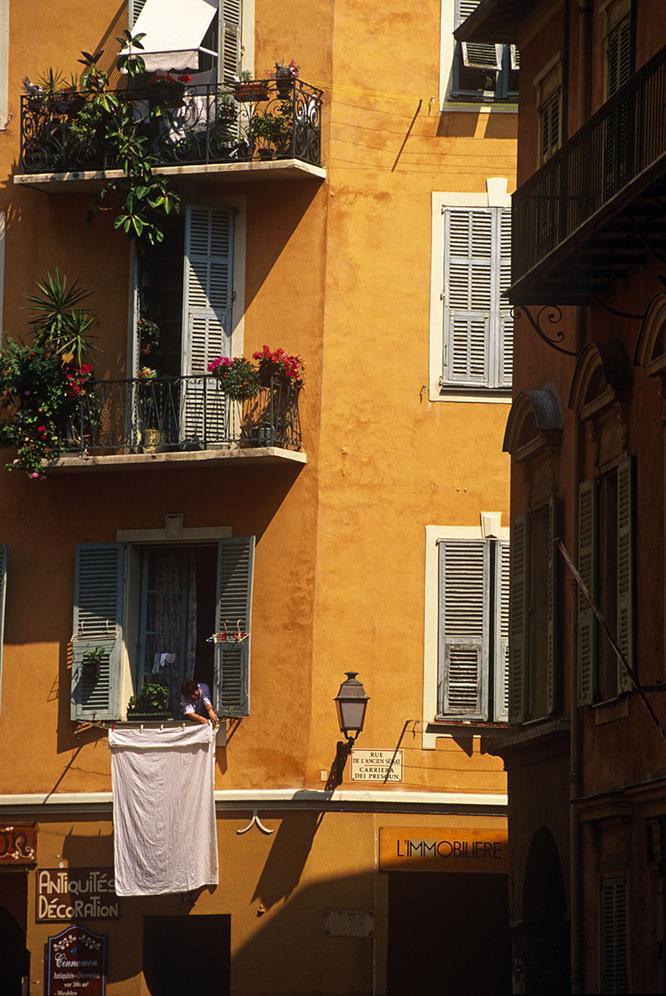 Traditional French apartments in Vieux Nice