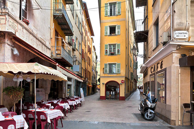 The streets of old Nice