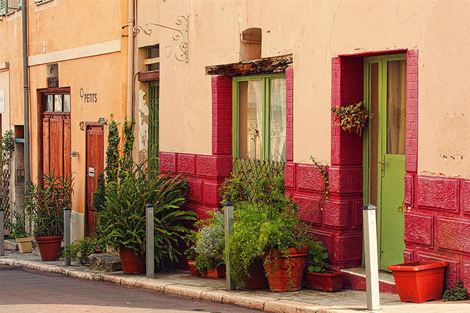 Old town entrance in Nice