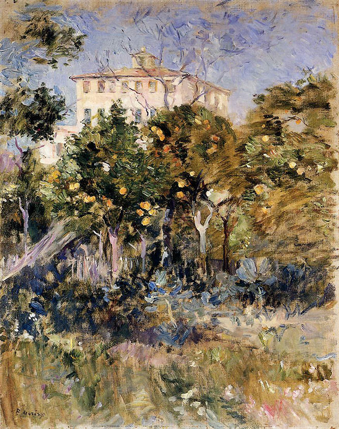 Villa with Orange Trees Nice 1882