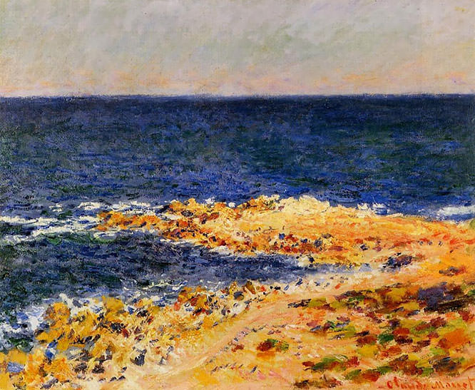Claude Monet 1888 The Big Blue at Antibes Paintings