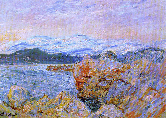 Claude Monet 1888 The Gulf Juan at Antibes Paintings
