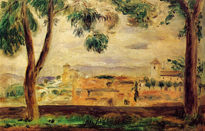 Cagnes by Pierre Auguste Renoir