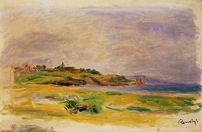 Cagnes Landscape 1900-1910 by Pierre Auguste Renoir