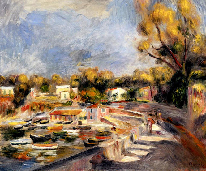 Cagnes Landscape 1910 by Pierre Auguste Renoir