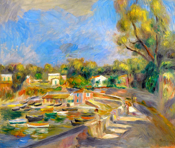 Cagnes Landscape 1910 01 by Pierre Auguste Renoir