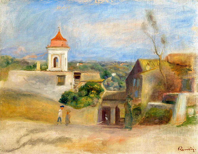 Cagnes Landscape 1899 by Pierre Auguste Renoir