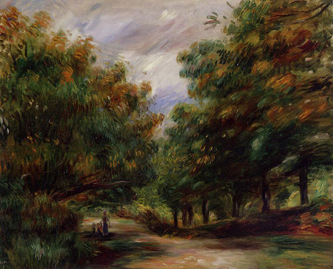 Road near Cagnes 1905 by Pierre Auguste Renoir