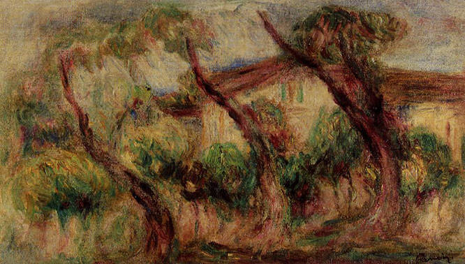 In the Garden of Collettes at Cagnes by Pierre Auguste Renoir