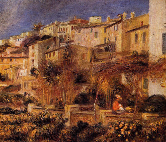 Terraces at Cagnes 1905 by Pierre Auguste Renoir