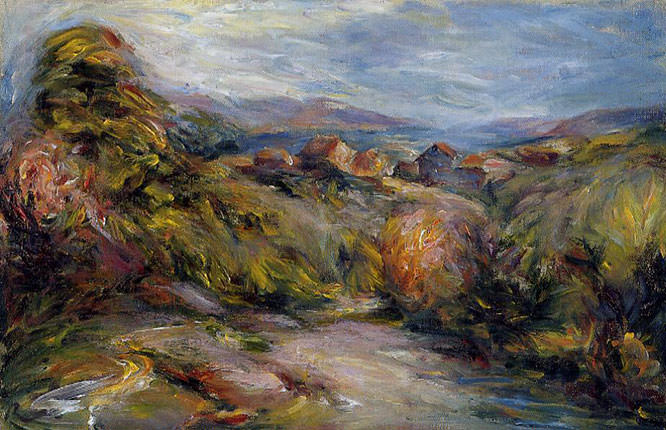 The Hills of Cagnes by Pierre Auguste Renoir