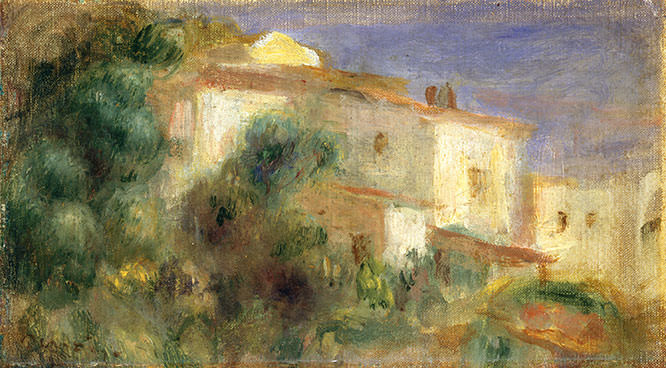 Maison de la Poste, Cagnes, 1906/1907 by Pierre Auguste Renoir