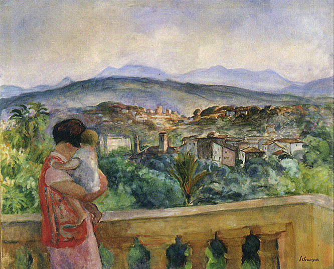 Cannes in Spring by Henri Lebasque