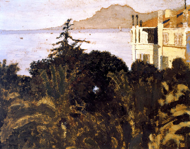 Cannes Garden on the Mediterranean by Edouard Vuillard