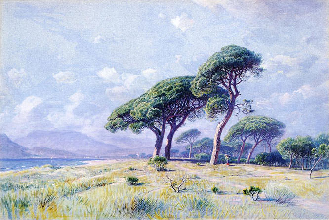 Cannes 1875 by William Stanley Haseltine
