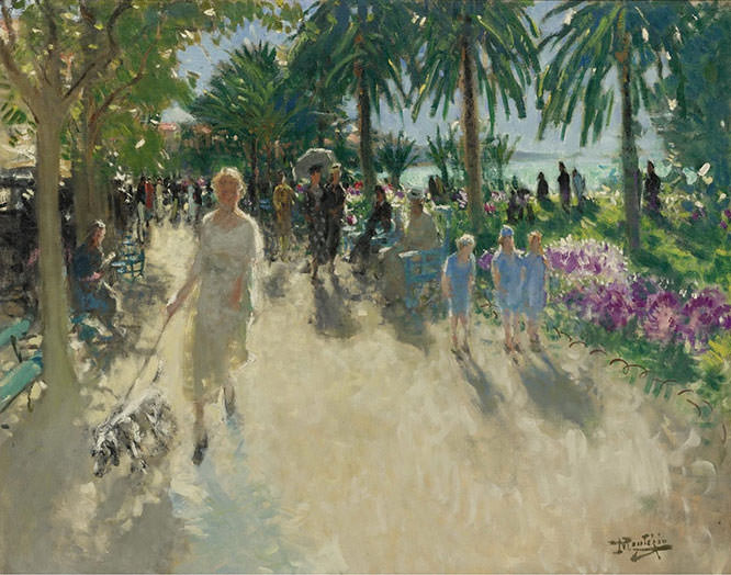 La Croisette Cannes by Pierre Eugene Montezin