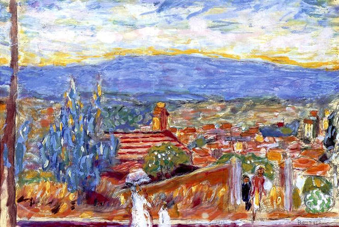 Panoramic View of Cannet by Pierre Bonnard French Riviera Paintings
