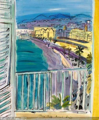 Nice by Raoul Dufy French Riviera Paintings