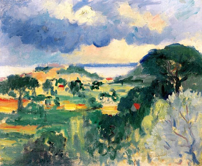 The Citadel at Saint-Tropez by Henri Manguin French Riviera Paintings