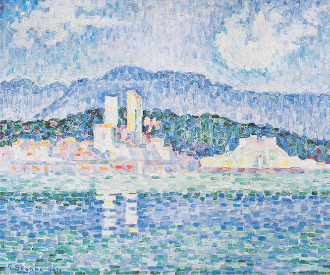 Antibes thunderstorms by Paul Signac French Riviera Paintings