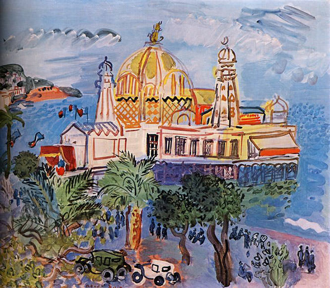 The casino of Nice by Raoul Dufy French Riviera Paintings