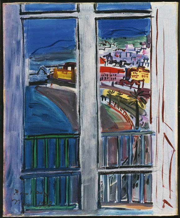 Window on the Promenade des Anglais by Raoul Dufy French Riviera Paintings