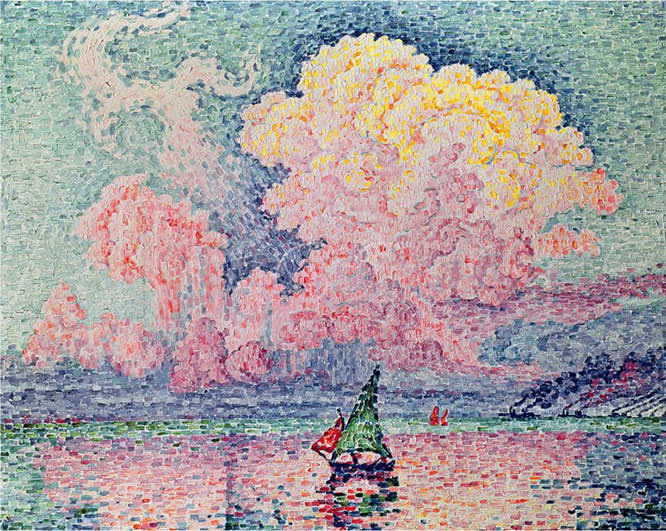 Antibes, the Pink Cloud Giclee Print by Paul Signac French Riviera Paintings