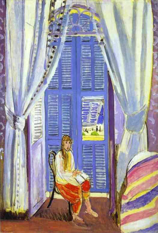 French Window at Nice by Henri Matisse French Riviera Paintings