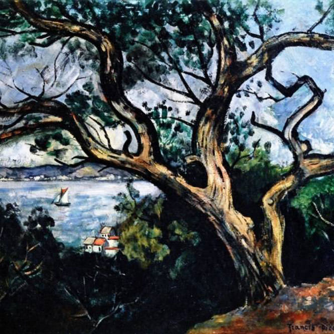 The Bay of Saint-Tropez by Francis Picabia French Riviera Paintings